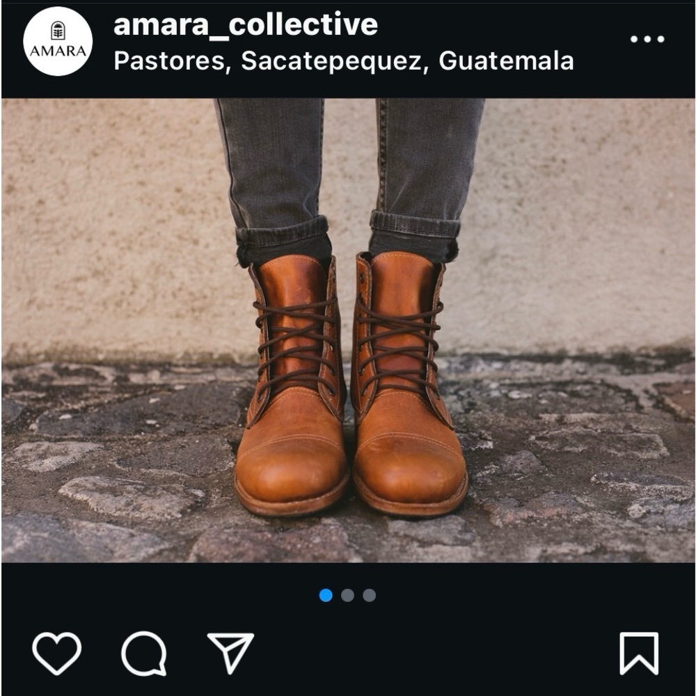 Amara collective hand made women’s leather boots. Size 8w, very comfortable